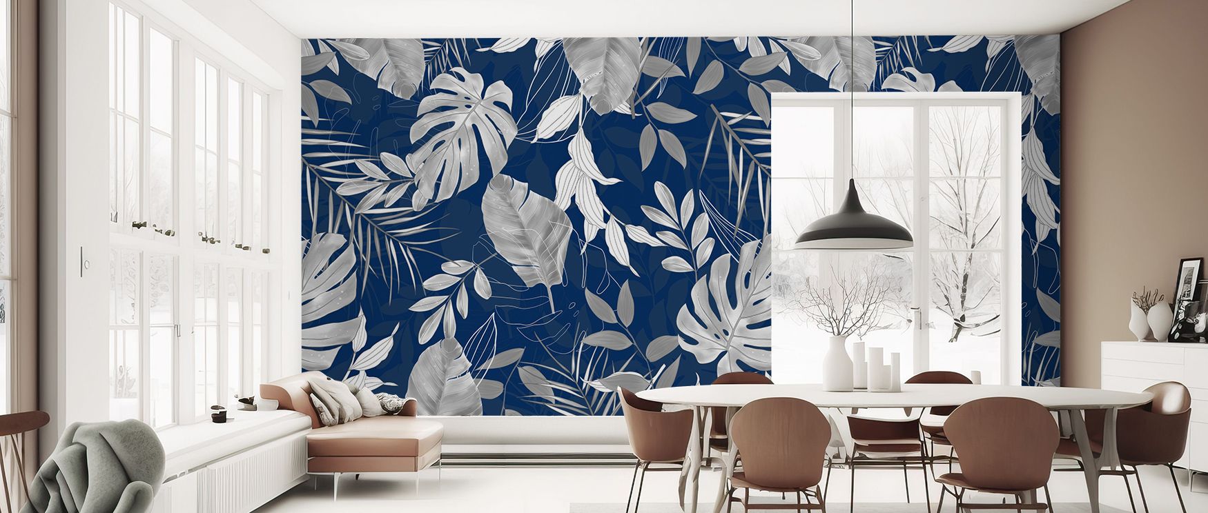 Fall Winds Ahead Wallpaper Mural portrays autumn elegance with imagery that reflects seasonal change. Its tones enrich bedrooms, offices, or living rooms with charm. The wallpaper conveys natural resonance. 