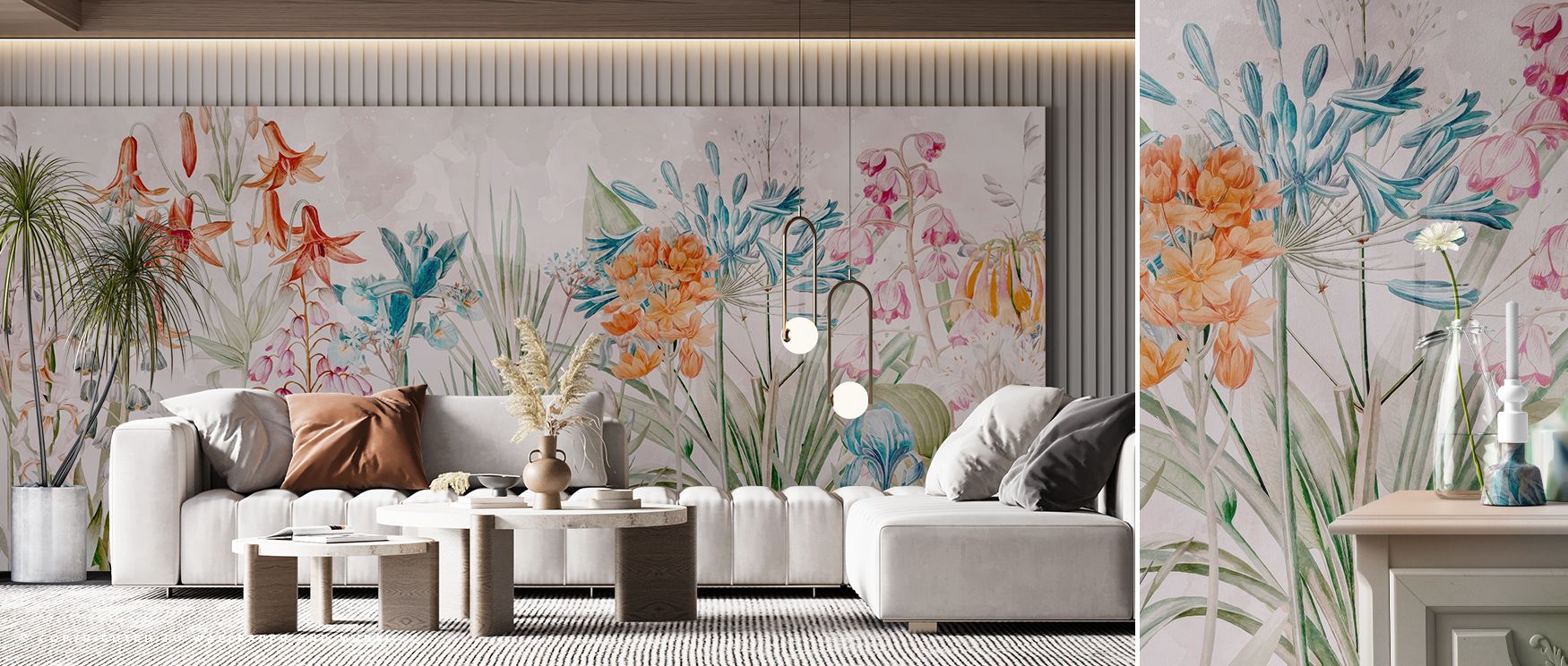 Horizons of glowing orange define the Field of Dreams Orange Wallpaper, where tones merge to form a radiant atmosphere. Its balance of vibrancy and subtlety transforms bedrooms, offices, or living rooms into spaces filled with natural depth and beauty. 