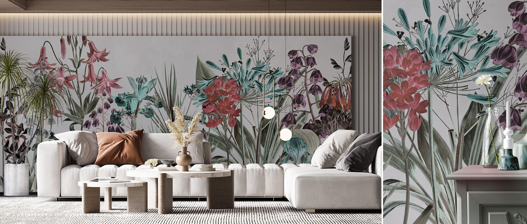 Radiant surfaces define the Field of Dreams Red Wallpaper, where every transition of shade suggests movement and grace. Its effect is expressive yet grounding, perfect for offices, bedrooms, or living rooms that benefit from warmth and natural artistry. 