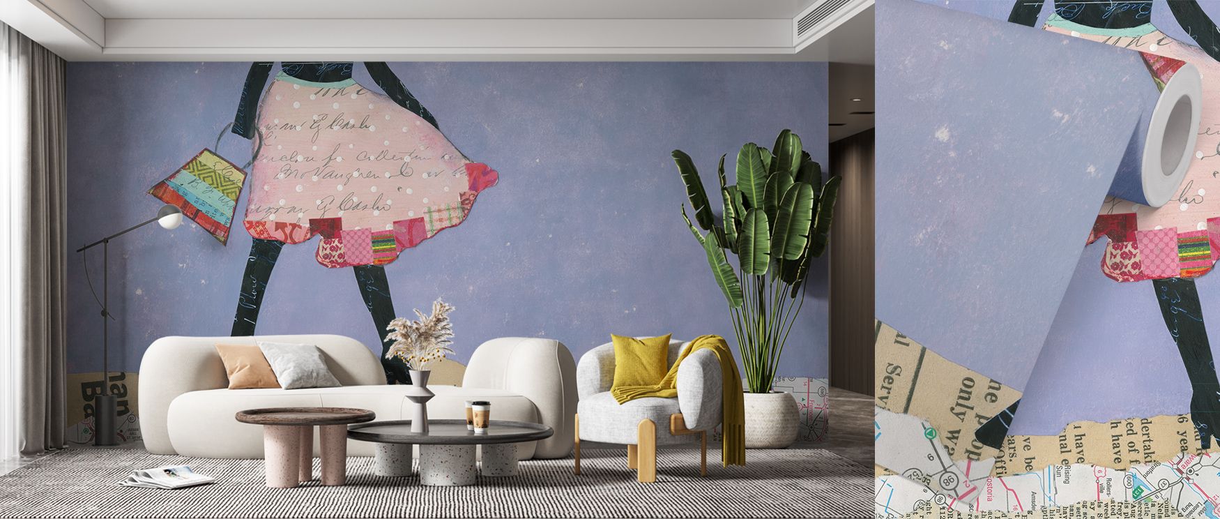 Flirty Skirts III Wallpaper conveys joy with whimsical patterns dancing softly across walls. Perfect for lively bedrooms or activity rooms, its playful charm thrives. The design brightens interiors, spreading cheer while remaining balanced. It enriches ev