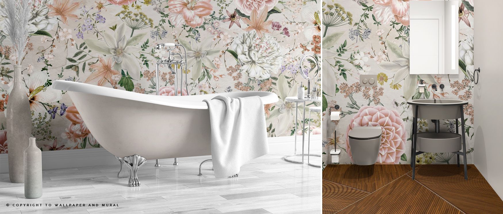 Flowers and Stripes Wallpaper radiates timeless sophistication, its patterns suggesting balance and creativity. Bedrooms or family spaces feel refined under its presence. The design thrives on charm, uplifting interiors while inspiring daily life. It enha