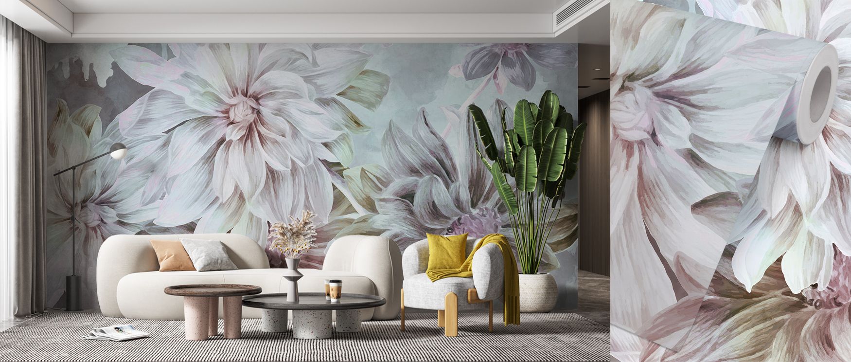 With radiant charm, Focus on the Dahlia Wallpaper beams freshness into interiors. Its tones suit bedrooms or family corners, uplifting atmosphere gently. The design builds harmony, weaving blossoms into walls. It thrives on floral artistry, ensuring daily