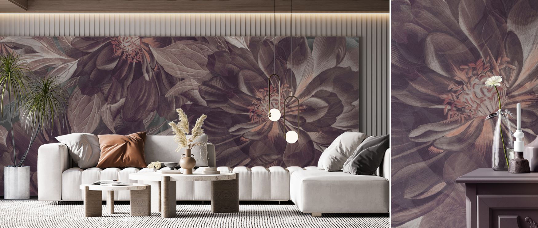 With rich tones, Foliage Study Dark Plum Wallpaper thrives on botanical imagery. Its mood suits reflective rooms or studies, adding charm. The design uplifts interiors naturally, turning walls into artistic canvases. It beams with calmness and depth, offe