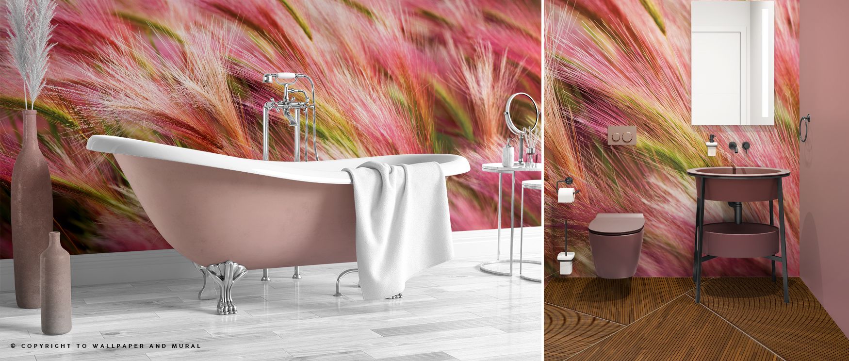 Foxtail Barley Wallpaper beams serenity, barley imagery radiating calm. Suitable for living rooms or studies, it enhances interiors naturally. The design thrives on natural elegance, uplifting mood. It transforms walls into artistic backdrops, enriching h
