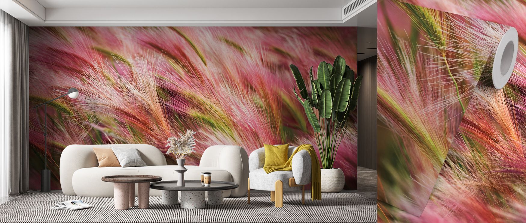 Calm rhythm defines Foxtail Barley Wallpaper, its tones enriching interiors naturally. Kitchens or lounges thrive under its presence. The design thrives on simplicity, weaving natural artistry into walls. It uplifts daily mood, ensuring homes remain harmo