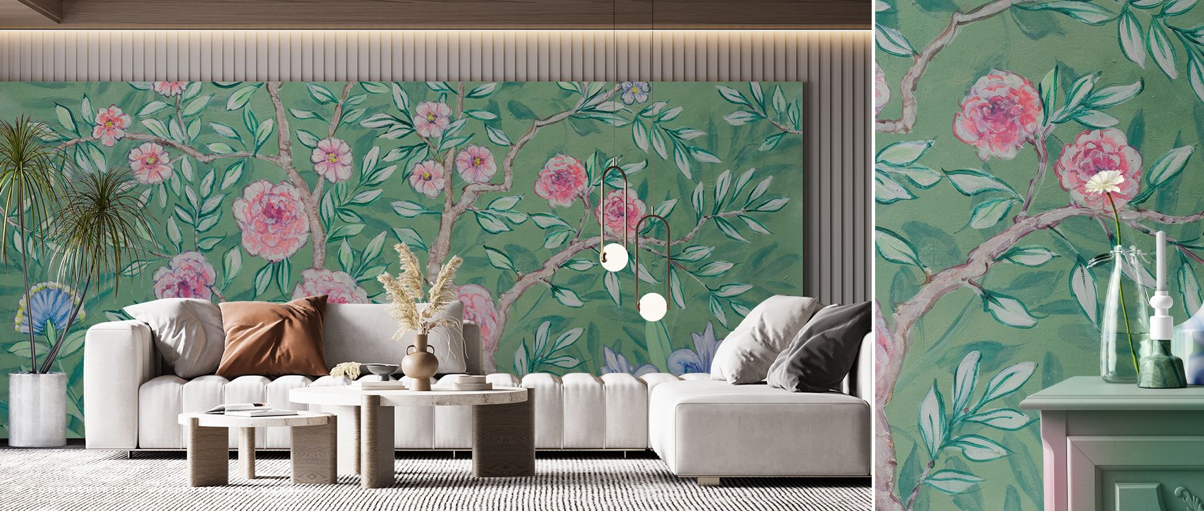 Fresh charm defines French Garden Green Wallpaper, motifs arranged elegantly across interiors. Kitchens or reflective corners benefit from its tones. The design thrives on natural rhythm, uplifting mood gracefully. It enhances walls with balance, weaving 