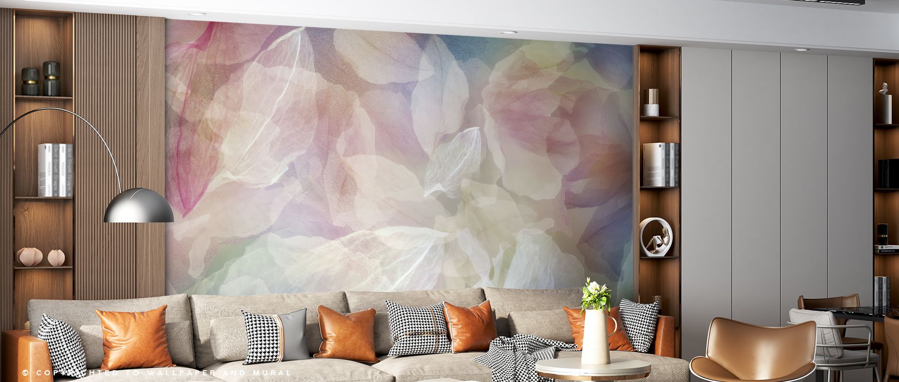 Through garden rhythm, Garden in The Clouds Wallpaper beams charm. Its tones suit kitchens or lounges, uplifting mood gracefully. The design thrives on balance, enriching interiors naturally. It transforms walls into reflections of peace, weaving calmness