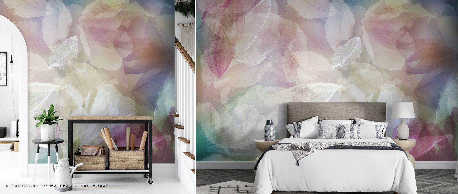 Garden in The Clouds Wallpaper beams freshness, cloud motifs radiating elegance. Its tones suit bedrooms or reflective corners, offering calm presence. The design thrives on artistry, uplifting mood while weaving balance into walls. It enriches homes grac