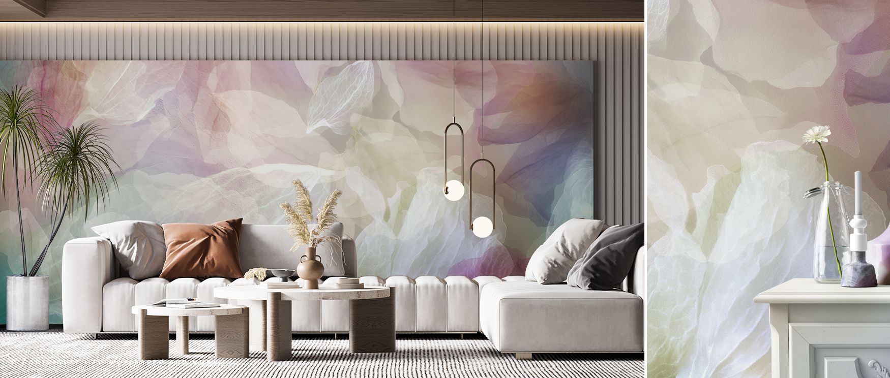 Garden in The Clouds Wallpaper beams natural beauty, tones radiating charm across interiors. Its imagery suits reflective spaces or lounges, uplifting mood gracefully. The design thrives on rhythm, enriching homes with calmness. It transforms walls into s