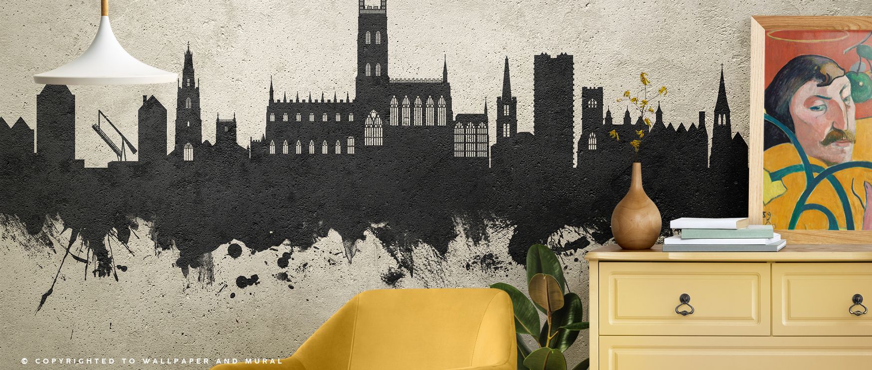 Gloucester England Skyline Concrete Wallpaper beams strength, imagery radiating balance. Its tones enrich studies or reflective rooms, uplifting mood naturally. The design thrives on heritage detail, weaving grit into homes. It transforms interiors gracef
