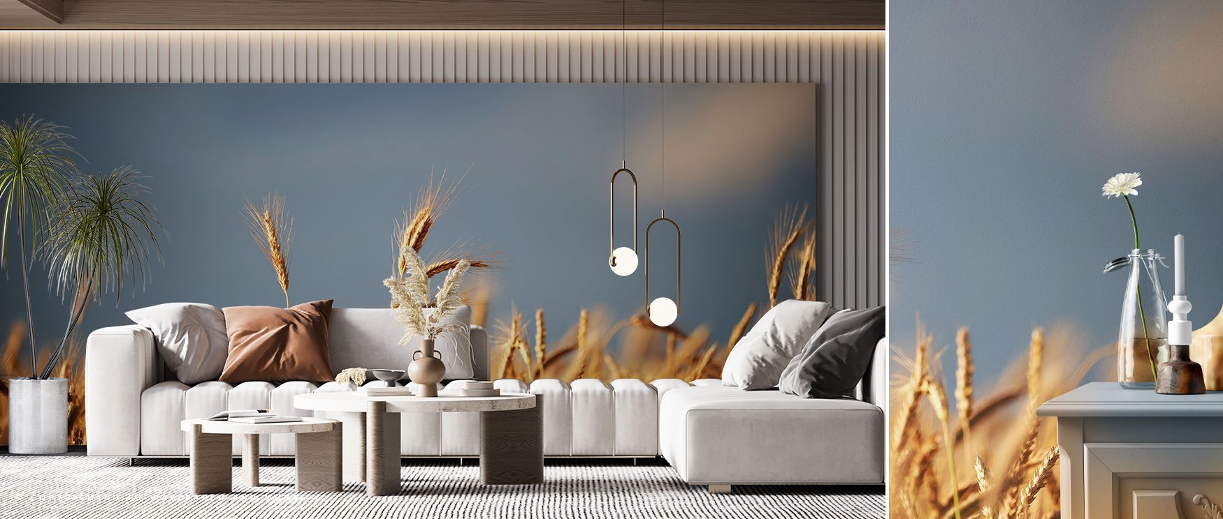 Natural rhythm defines Golden Crop Field Wallpaper, tones radiating elegance. Its imagery suits reflective rooms or studies, uplifting mood gracefully. The design thrives on artistry, weaving freshness into walls. It transforms interiors into serene refle