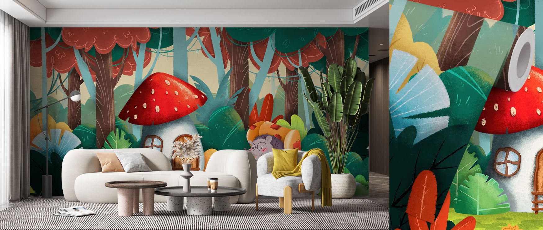 Whimsical detail defines Grandma Hedgehog’s House Wallpaper, tones radiating cheer. Its imagery suits playrooms or bedrooms, uplifting mood naturally. The design thrives on enchantment, weaving artistry into interiors. It enriches daily life gracefully, e