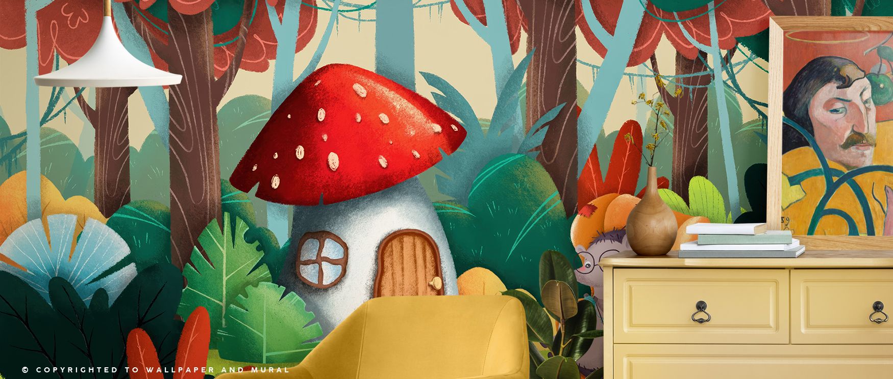 With playful rhythm, Grandma Hedgehog’s House Wallpaper beams artistry. Its tones enrich children’s rooms or reflective corners, uplifting mood naturally. The design thrives on storytelling presence, weaving imagination into homes. It transforms interiors