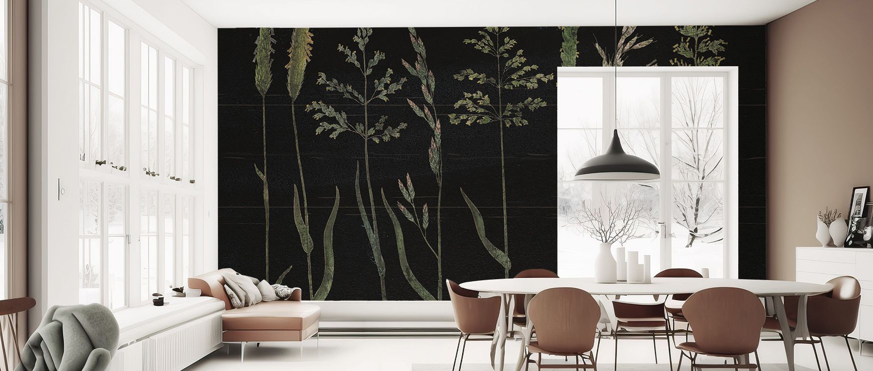 Grass Types Wallpaper radiates balance, grass motifs enriching interiors gracefully. Suitable for reflective spaces or kitchens, it uplifts mood naturally. The design thrives on rhythm, weaving freshness into homes. It enriches walls gracefully, ensuring 