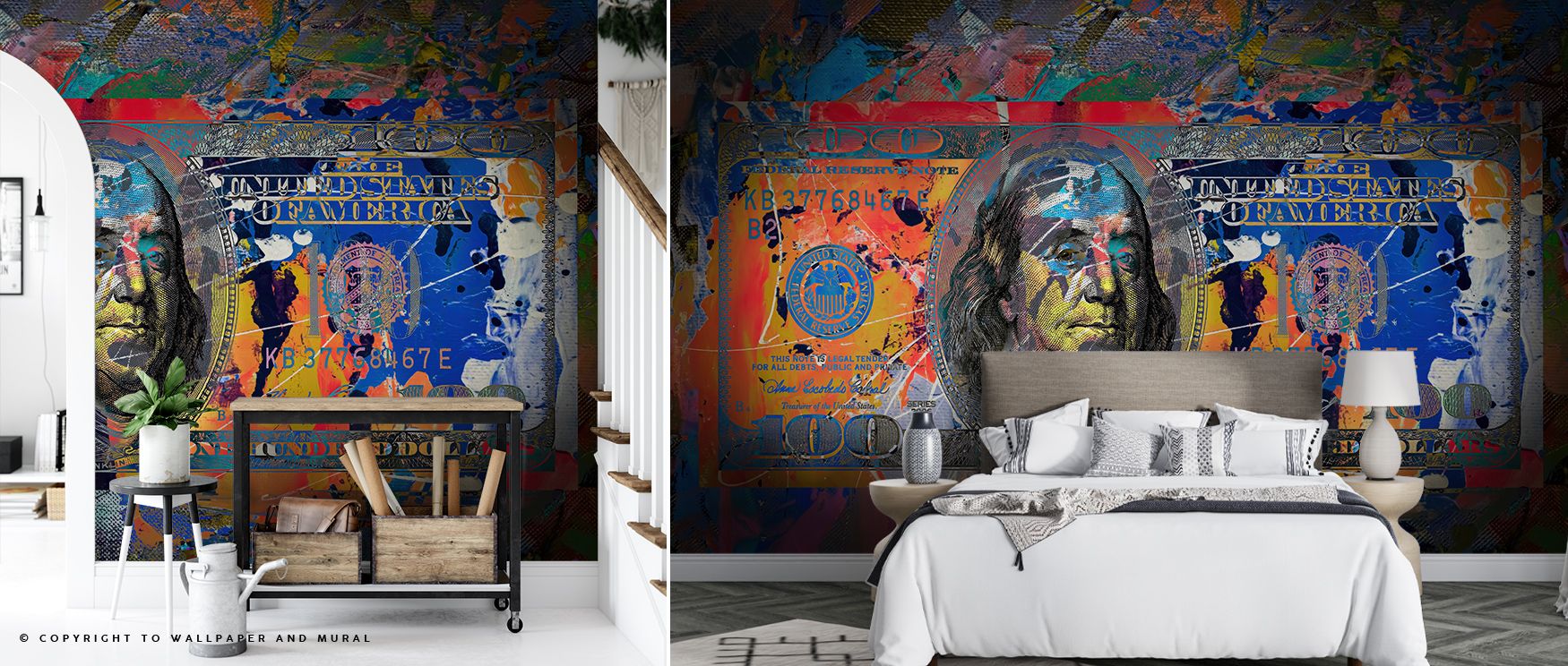 Through edgy detail, Grunge $100 Dollar Bill Wallpaper beams strength. Its tones suit offices or reflective spaces, uplifting mood naturally. The design thrives on modern grit, weaving balance into homes. It transforms interiors gracefully, ensuring walls