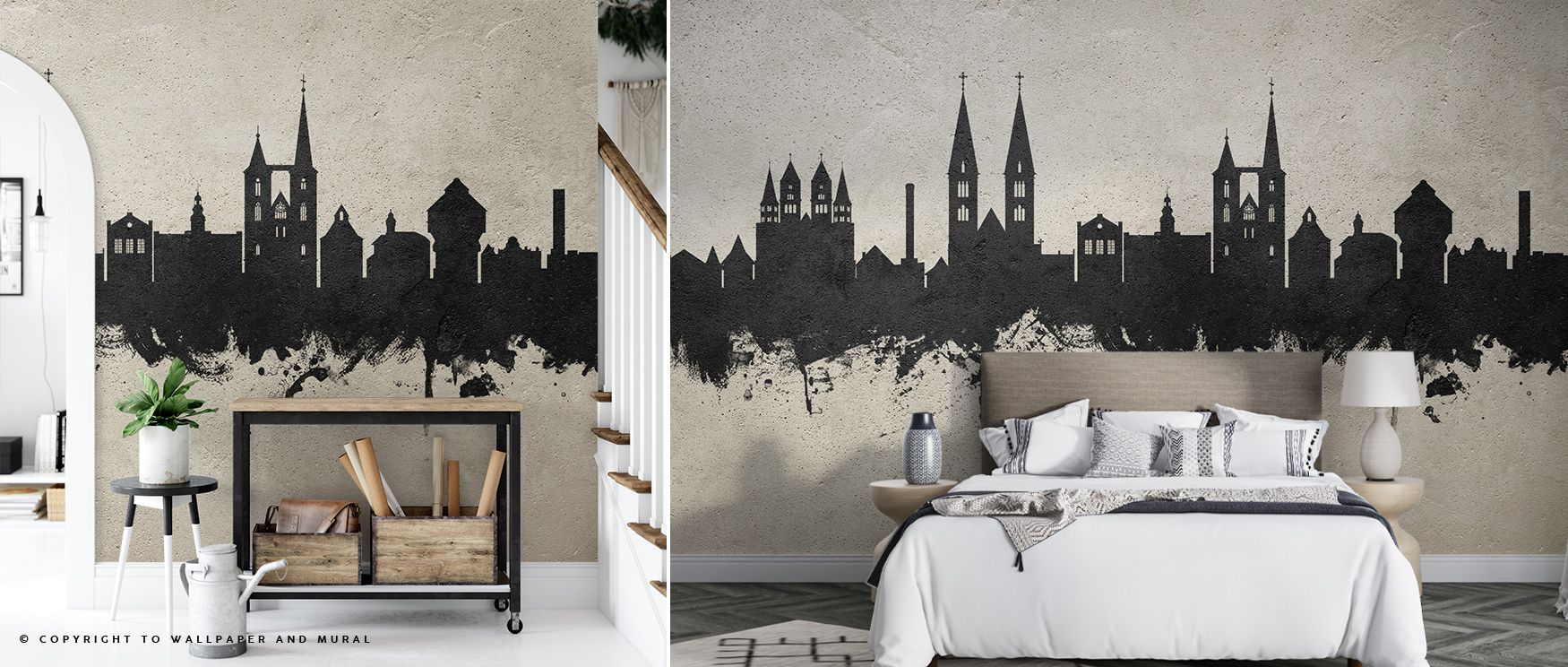 Through urban rhythm, Halberstadt Germany Skyline Concrete Wallpaper beams grit. Its tones suit reflective rooms or offices, uplifting mood naturally. The design thrives on heritage artistry, weaving strength into homes. It enriches interiors gracefully, 