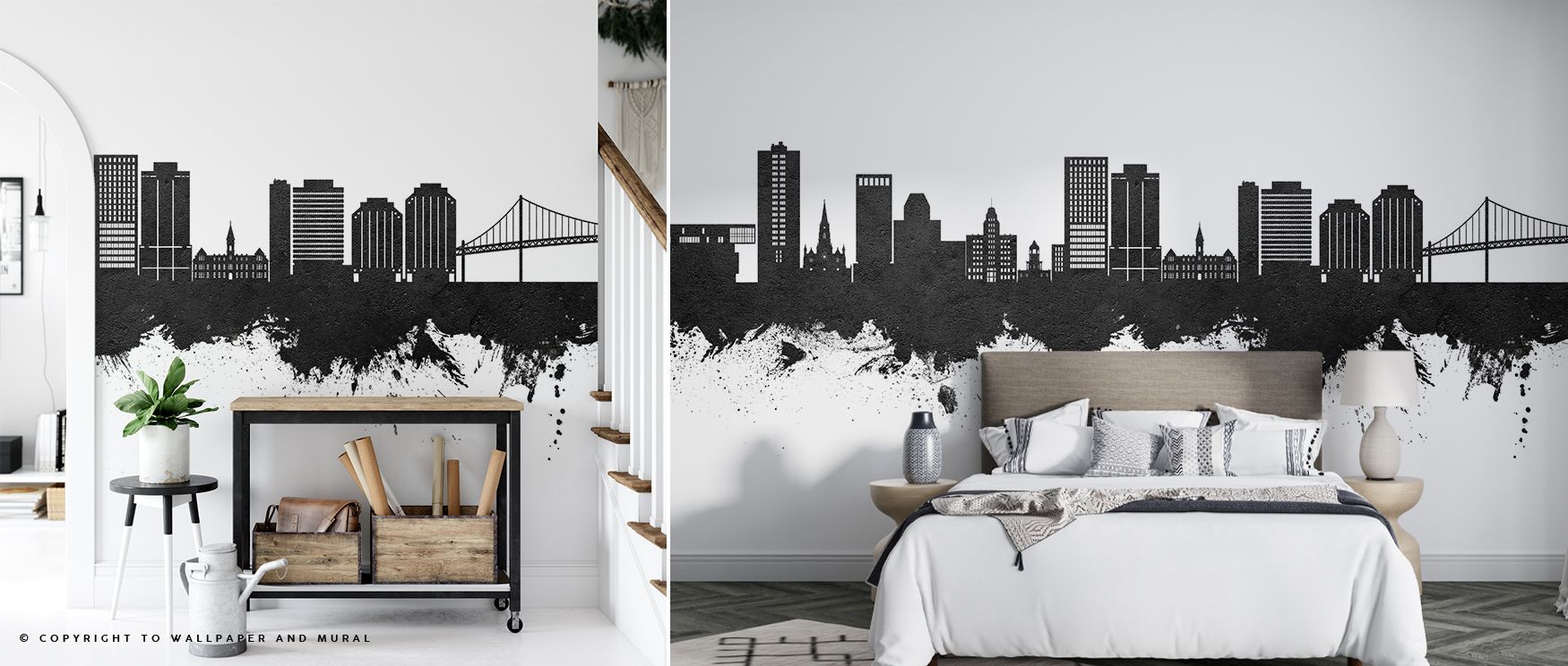 Halifax Canada Skyline Black & White Wallpaper beams history, tones radiating elegance. Its imagery suits reflective corners or kitchens, uplifting mood naturally. The design thrives on culture, weaving artistry into interiors. It enhances walls gracefull