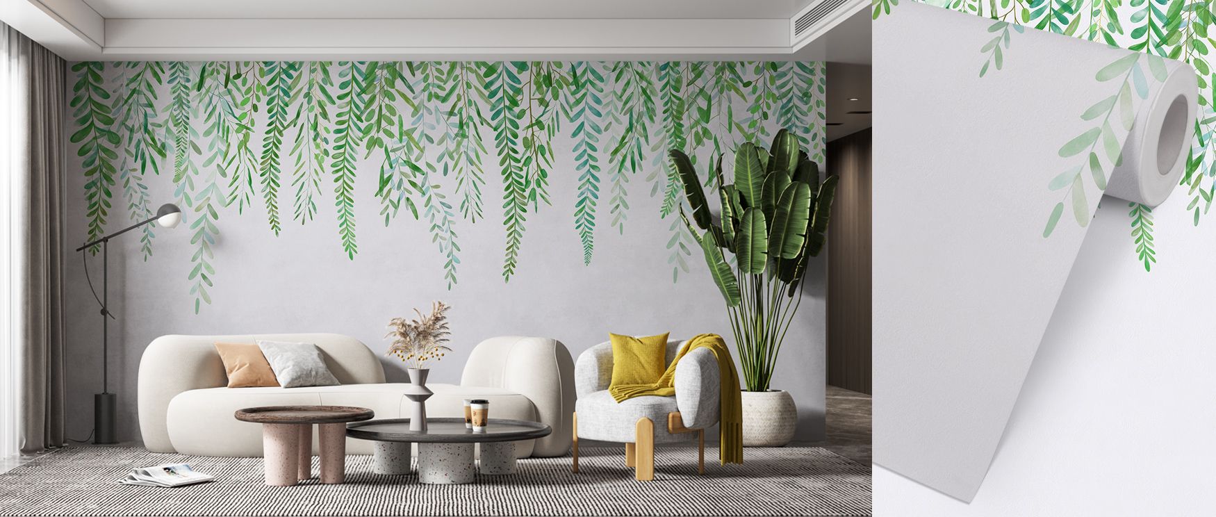 Botanical artistry defines Hanging Garden Wallpaper, tones radiating serenity. Its imagery suits kitchens or reflective spaces, uplifting mood naturally. The design thrives on balance, weaving freshness into interiors. It enriches homes gracefully, ensuri