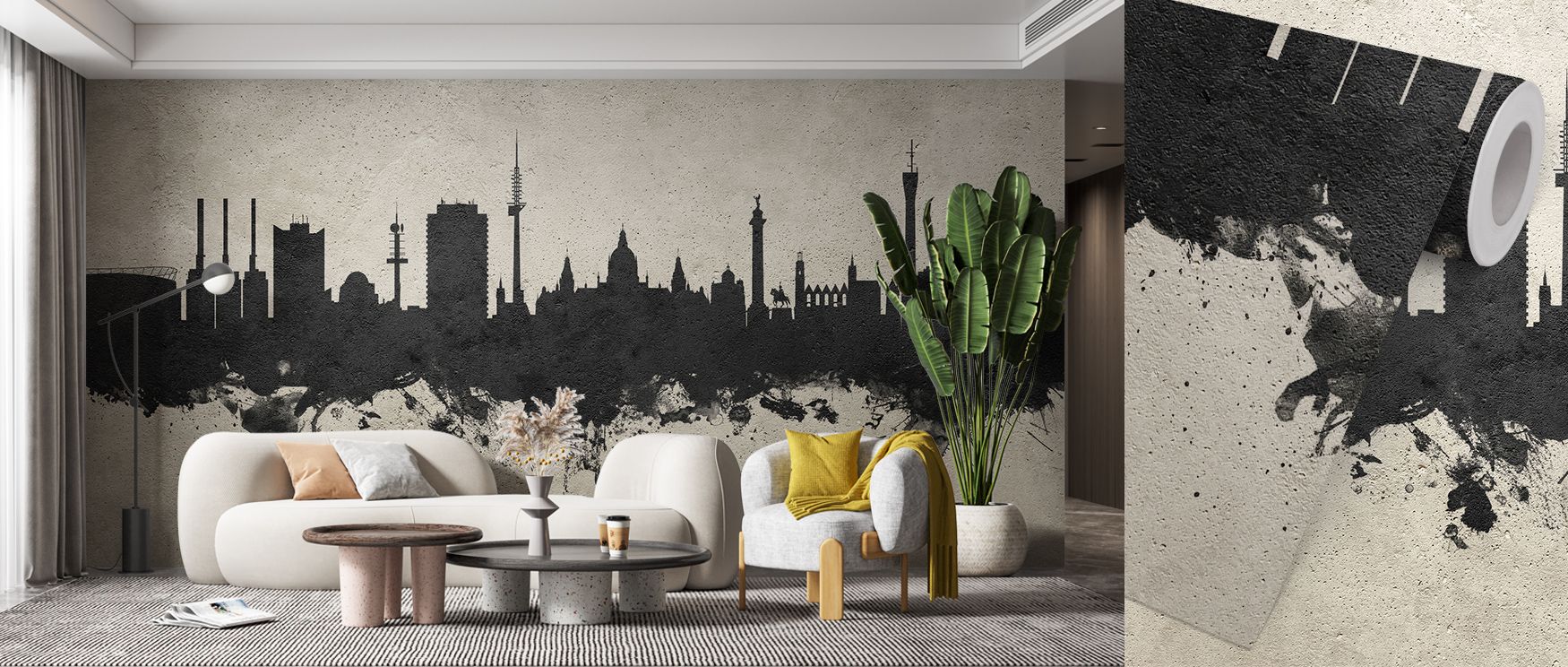 Through architectural imagery, Hannover Germany Skyline Concrete Wallpaper beams grit. Its tones suit reflective spaces or lofts, uplifting mood naturally. The design thrives on rhythm, weaving balance into homes. It transforms interiors gracefully, ensur