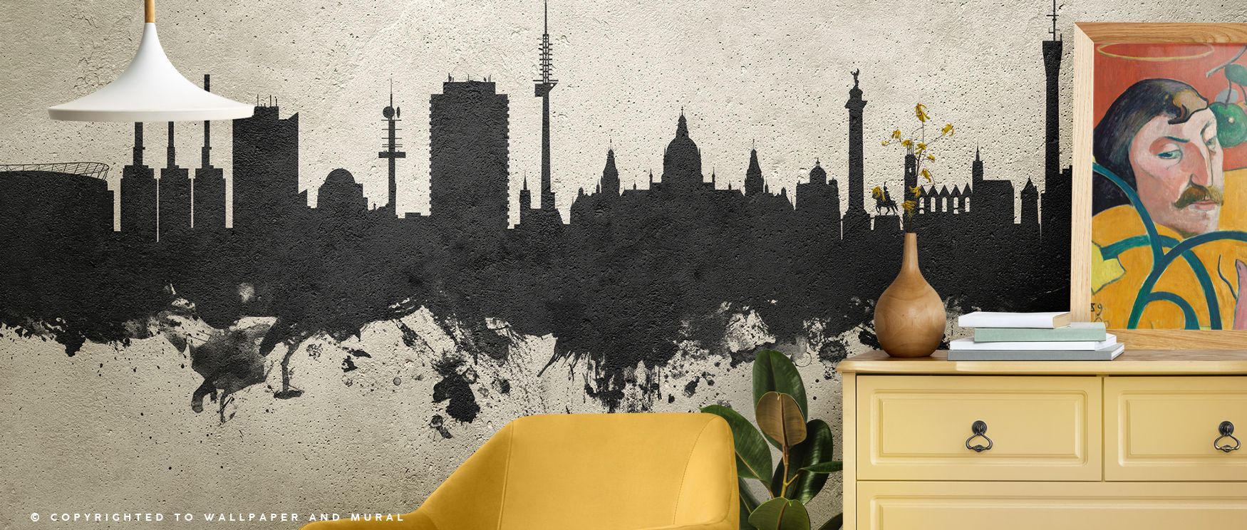 Hannover Germany Skyline Concrete Wallpaper beams presence, tones radiating grit. Its imagery suits reflective spaces or kitchens, uplifting mood naturally. The design thrives on urban artistry, weaving balance into homes. It enhances interiors gracefully