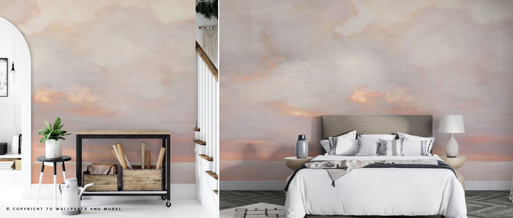 Horizon Glint Wallpaper presents flowing abstraction that suggests natural light across distant lines. Ideal for office or lounge interiors, it conveys understated balance and depth. The design enriches walls with refined calm, blending atmosphere of natu