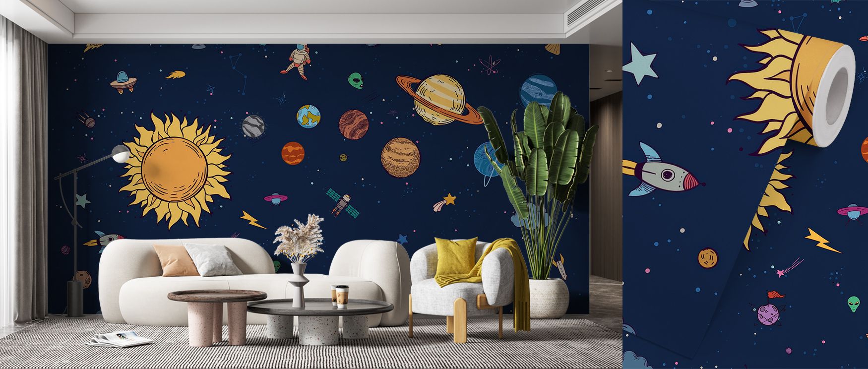 Houston – We have a problem Wallpaper thrives on abstract motion, creating balance that feels artistic and modern. Its imagery suits bedrooms or living rooms, offering depth and visual intrigue. The design enriches walls with timeless sophistication, expr