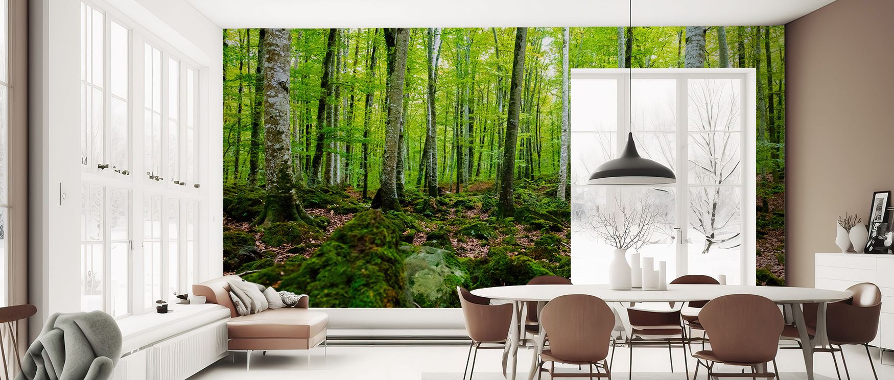 Through forest inspiration, Intense Birch Wood Wallpaper conveys grounding calm and rustic strength. Its imagery enriches bedrooms or living rooms with warmth. Each motif suggests balance, enriching walls with depth and artistry that ensures interiors fee