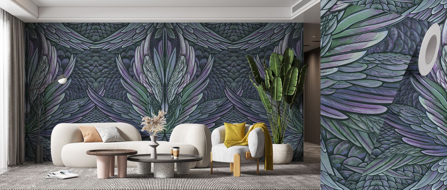 The imagery of Iridescent Dusky Purple Wallpaper reflects subtle glow, patterns shaping rhythm of charm. Perfect for offices or living rooms, it enriches atmosphere with calm presence. Each motif suggests creativity, turning walls into serene expressions 