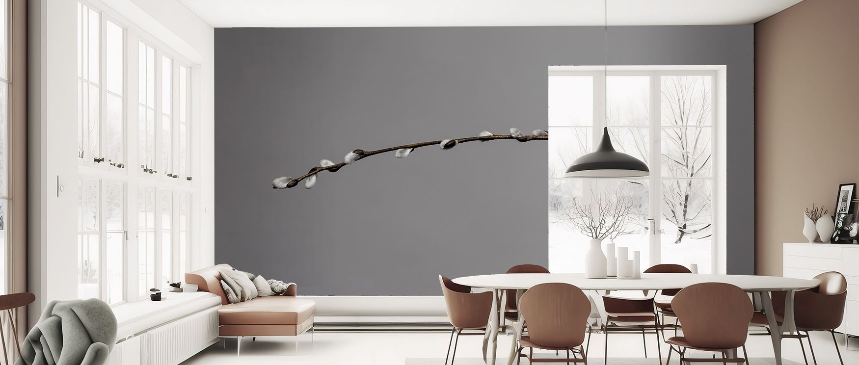 Is It Spring Yet Wallpaper presents floral imagery layered with vibrancy, conveying spring renewal. Its tones enrich bedrooms or living rooms, offering freshness. Each motif adds charm, shaping interiors into joyful reflections of artistry and seasonal ba