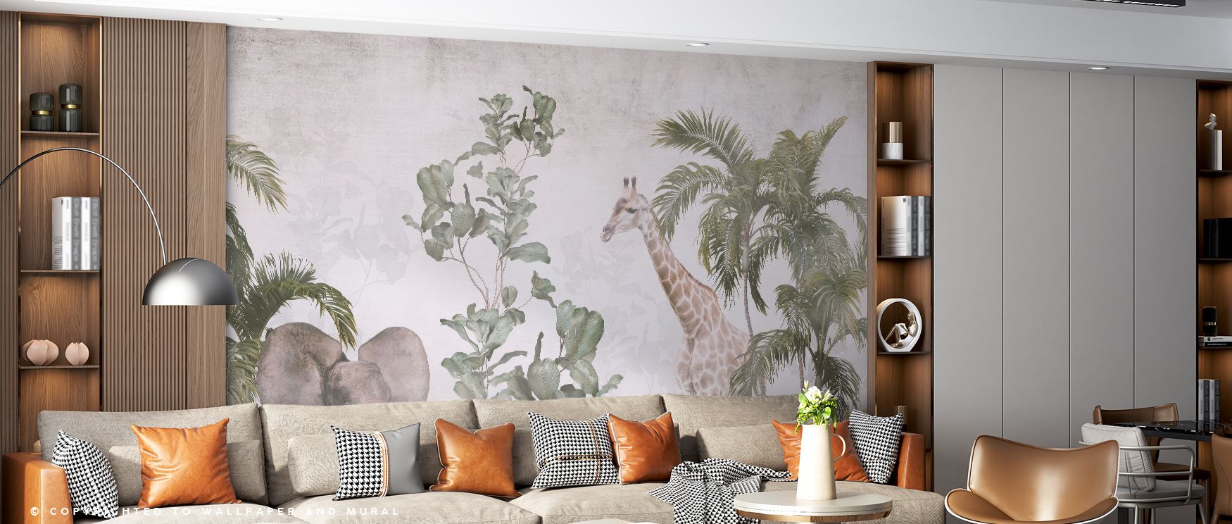 Lush greenery defines Jungle Oasis Wallpaper, its motifs layered with tropical rhythm. Perfect for kitchens or living rooms, it enriches interiors with warmth. Each motif conveys character, surrounding walls with vibrancy and artistry that create immersiv