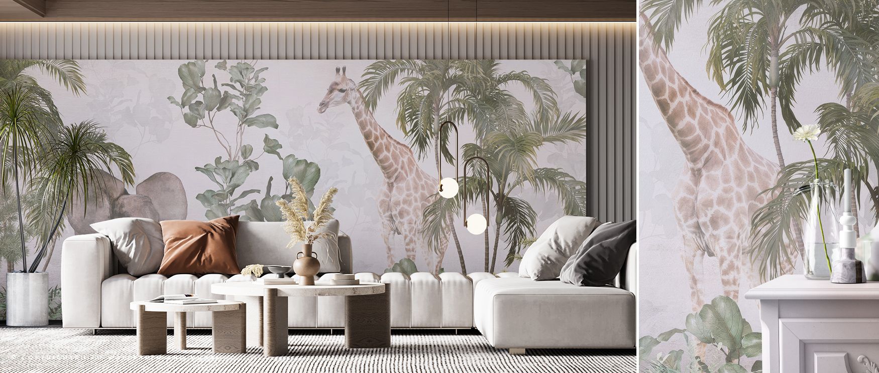 In Jungle Oasis Wallpaper, greenery flows across imagery layered with vibrancy. Its design enriches living rooms or bedrooms, creating immersive atmosphere. Each motif conveys balance, ensuring walls radiate freshness, charm, and artistry, filling interio