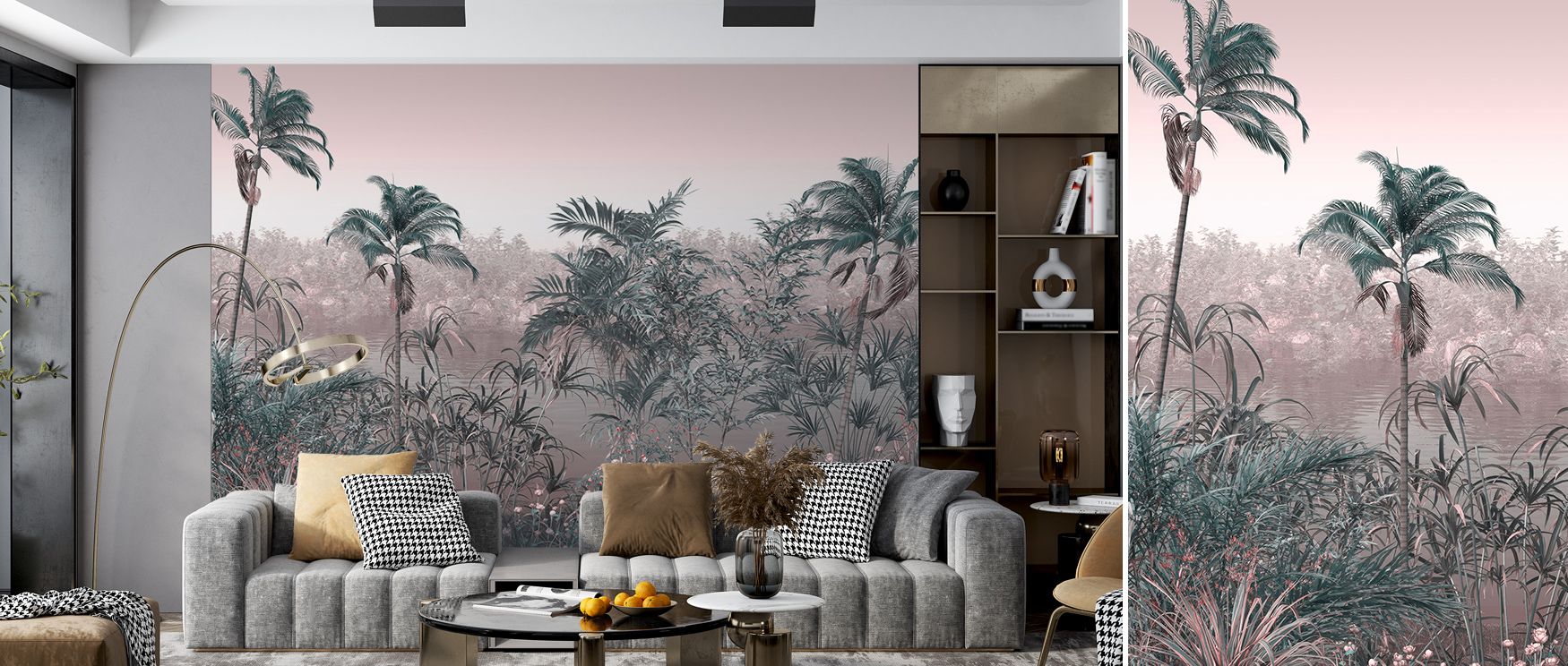 Jungle Seashore Wallpaper unfolds as coastal-tropical imagery layered in tone. Suited for kitchens or bedrooms, it enriches interiors with vibrancy. Each motif reflects artistry, offering walls freshness, charm, and warmth while surrounding interiors with