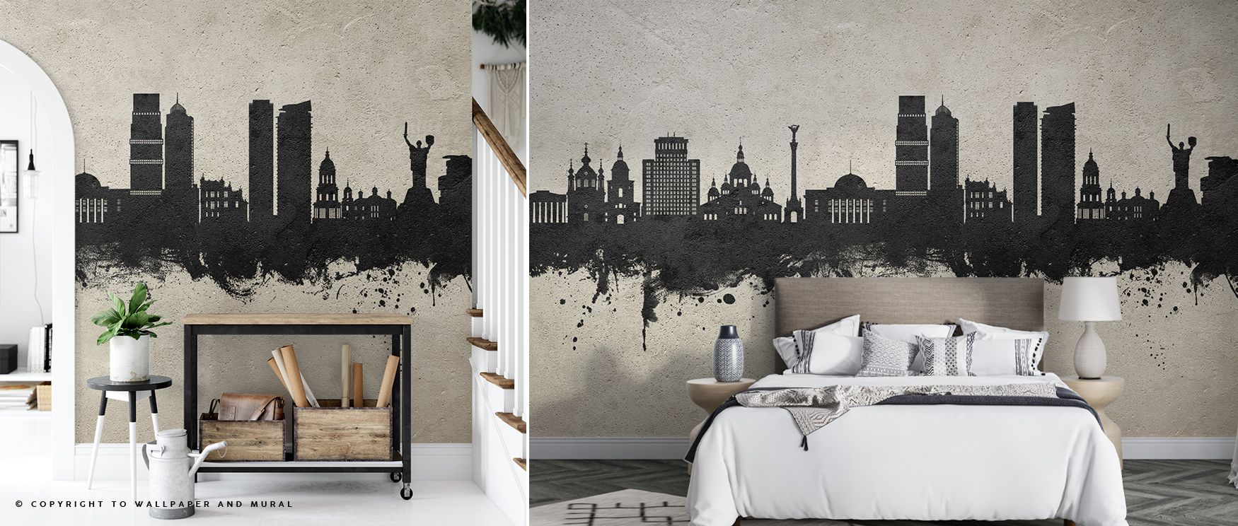 Kyiv Ukraine Skyline Concrete Wallpaper interprets industrial rhythm into architectural motifs. Its design enriches lofts or bedrooms with strength. Each motif conveys character, shaping interiors into gritty backdrops that radiate modern energy, urban ar