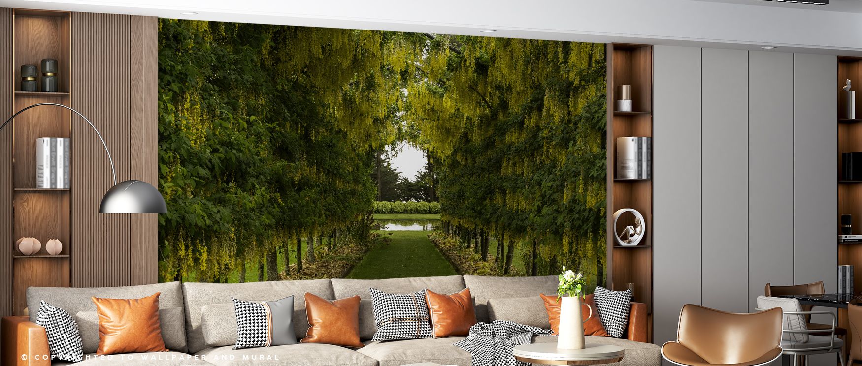 Through floral imagery, Laburnum Walk Wallpaper conveys vibrancy layered with charm. Its motifs enrich bedrooms or kitchens, providing atmosphere of freshness. Each motif reflects artistry, ensuring interiors radiate warmth while shaping walls into inviti