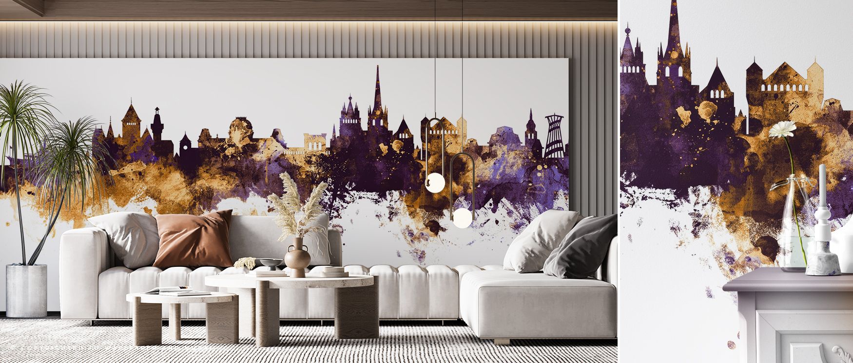 The artistry of Lausanne Switzerland Skyline Purple & Gold Wallpaper thrives on cultural imagery shaped with tone. Perfect for offices or bedrooms, it enriches interiors with strength. Each motif conveys balance, creating walls that resonate with metropol