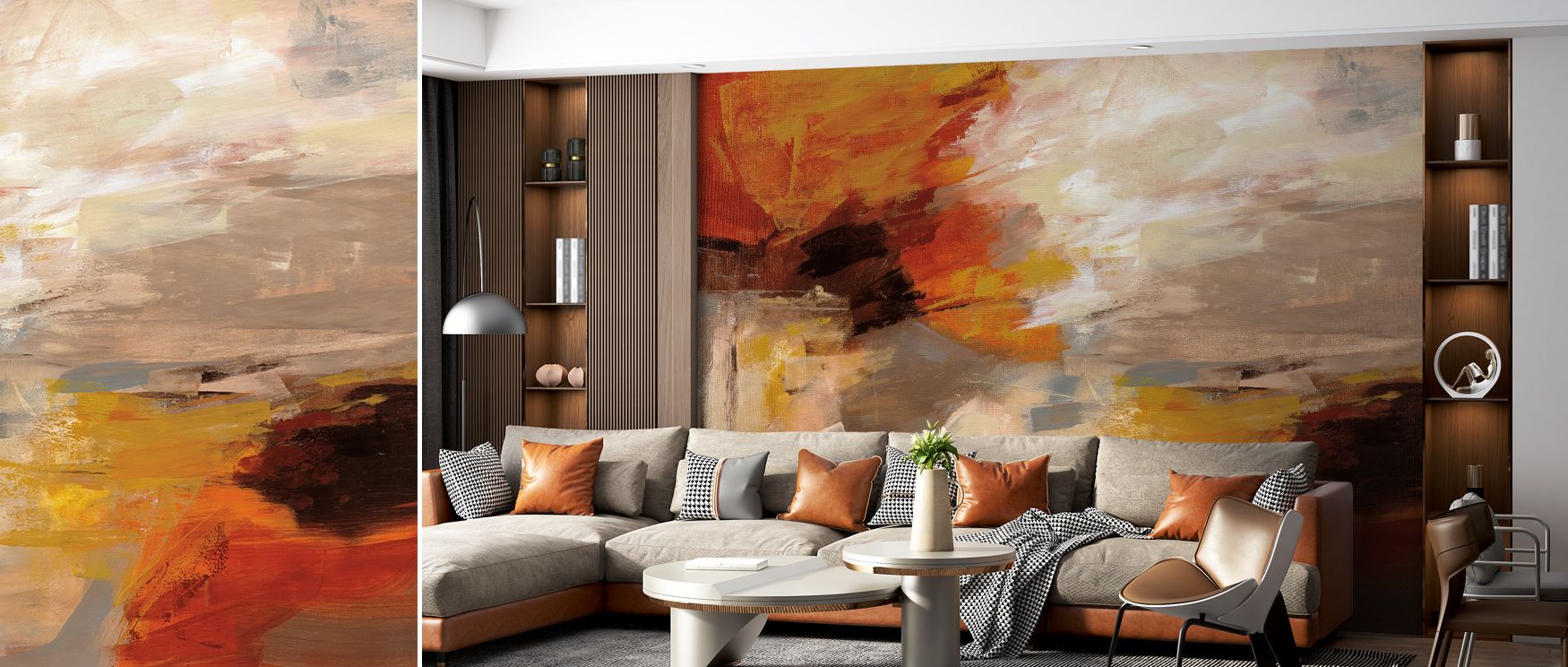 Leaves Falling Wallpaper presents seasonal imagery layered with charm and balance. Suited for bedrooms or living rooms, it enriches atmosphere with warmth. Each motif conveys artistry, shaping interiors into natural backdrops that reflect calmness, vitali