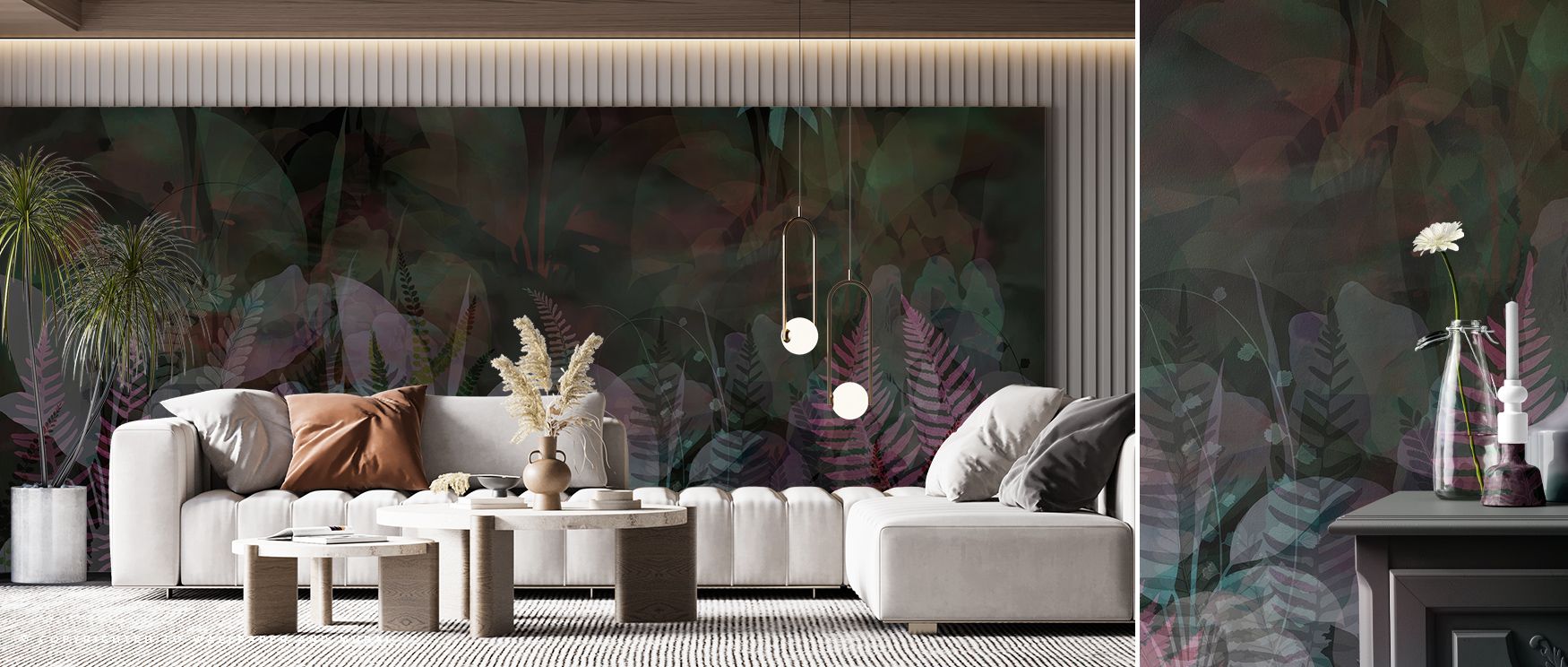 Liquid Tropic Wallpaper captures tropical energy through imagery shaped with vibrancy. Its motifs enrich living rooms or bedrooms, offering charm. Each motif conveys artistry, ensuring interiors resonate with balance while shaping walls into lively reflec