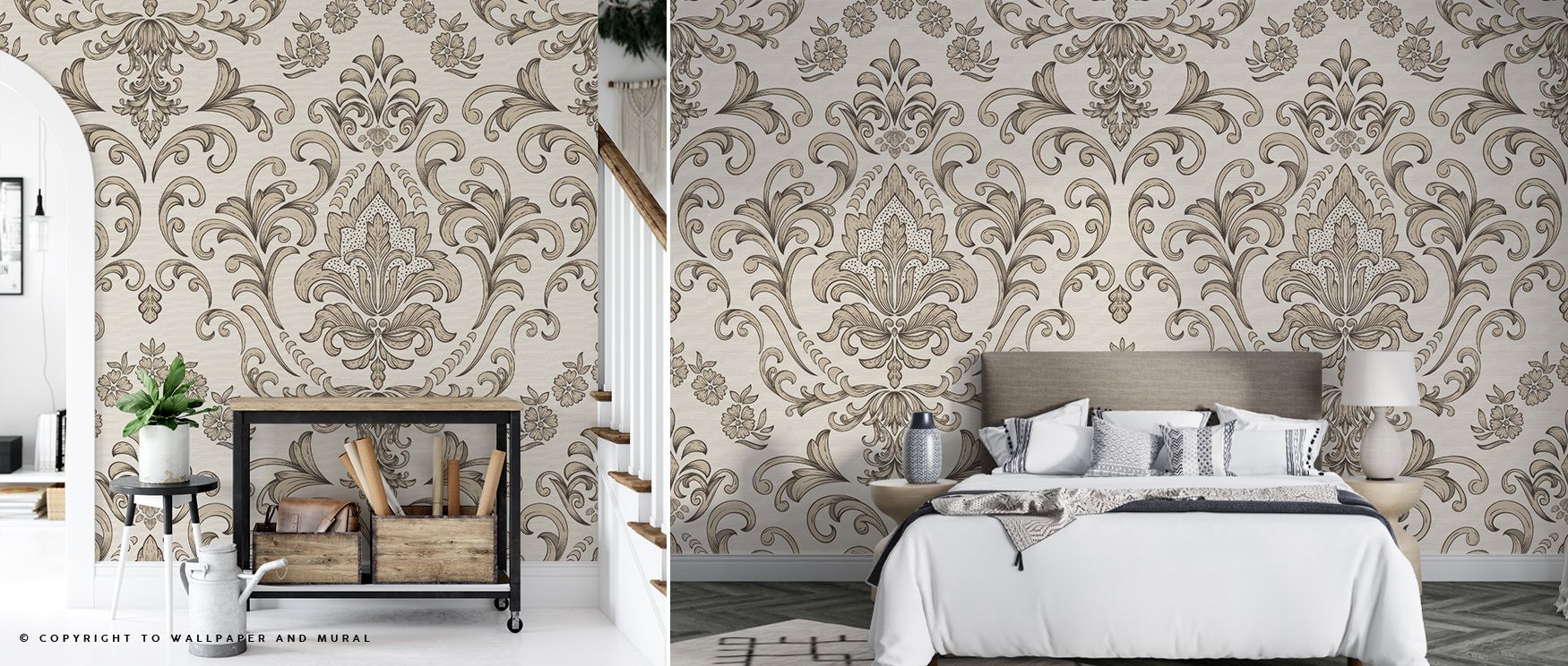 Ludovici Wallpaper thrives on decorative motifs shaped in vintage tone. Perfect for living rooms or kitchens, it enriches atmosphere with warmth. Each motif conveys artistry, ensuring walls reflect heritage, balance, and timeless charm across interiors in