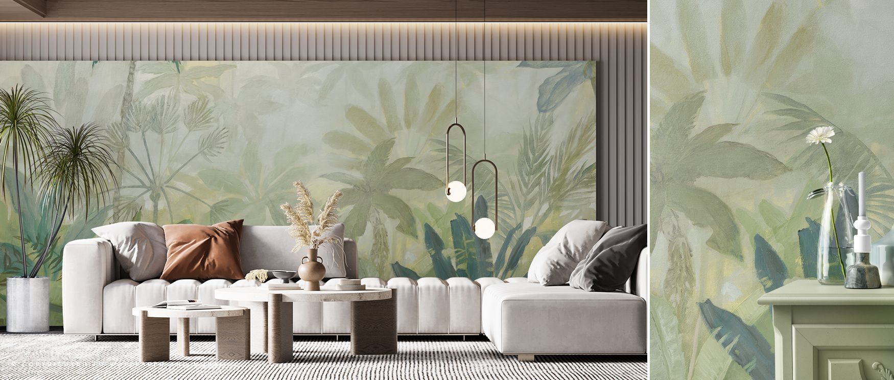 Lush Lush Leaves Wallpaper presents leafy imagery layered in natural rhythm. Its motifs enrich kitchens or bedrooms with freshness. Each motif conveys artistry, ensuring interiors resonate with charm, balance, and vibrancy while surrounding walls with bot