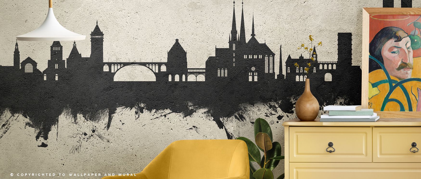 Luxembourg City Skyline Concrete Wallpaper presents textured imagery layered with grit. Its motifs enrich lofts or living rooms with strength. Each motif conveys artistry, ensuring walls resonate with pride, metropolitan spirit, and balance that endures n