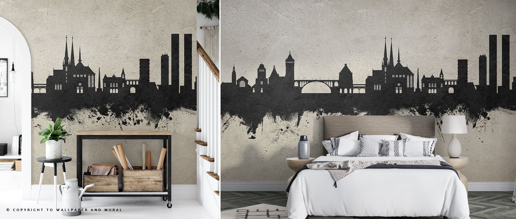Luxembourg City Skyline Concrete Wallpaper interprets resilience into textured imagery layered with grit. Its motifs enrich bedrooms or lofts with strength. Each motif conveys artistry, ensuring interiors resonate with balance and metropolitan pride while