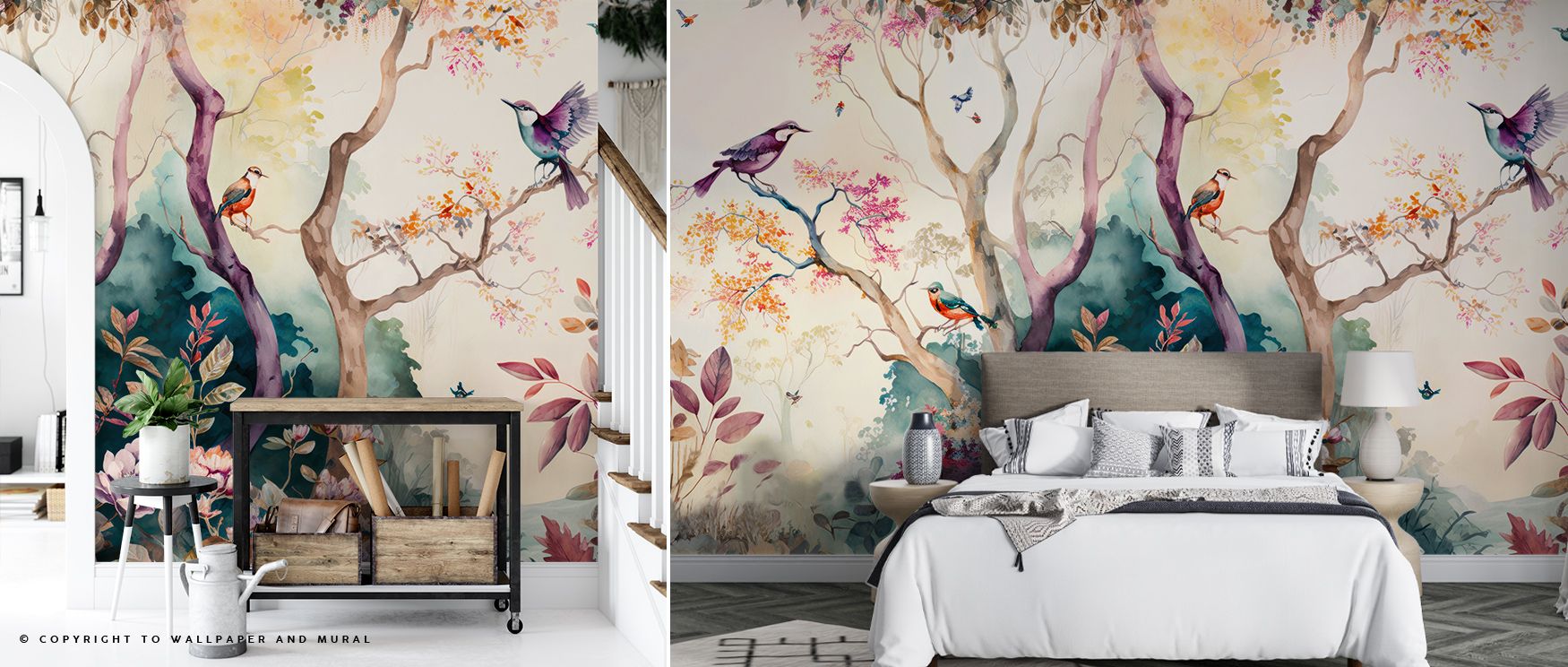Magical Birds Wallpaper blossoms with whimsical imagery shaped with charm. Perfect for playrooms or children’s rooms, it enriches atmosphere with creativity. Each motif conveys artistry, ensuring walls radiate inspiration, joy, and whimsical energy while 