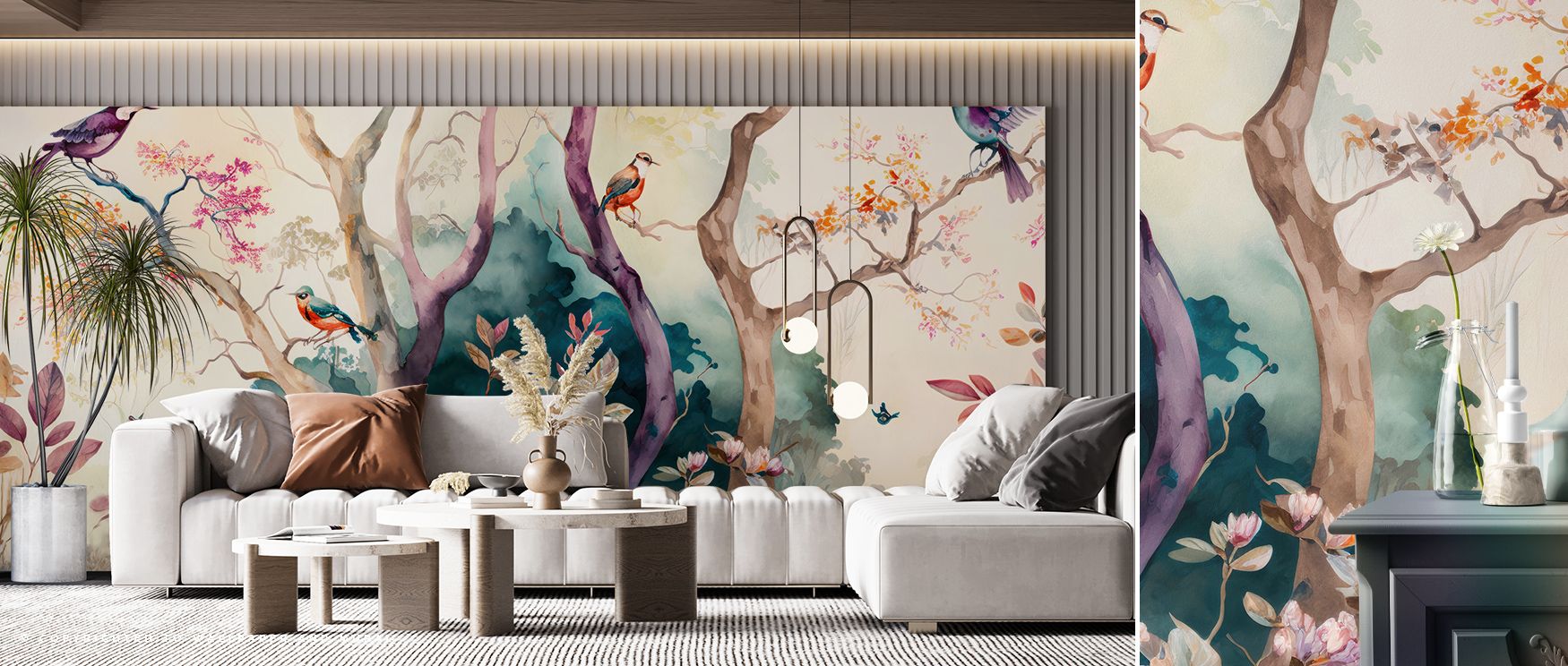 Magical Birds Wallpaper thrives on whimsical motifs shaped in rhythm. Perfect for children’s rooms or nurseries, it enriches atmosphere with creativity. Each motif conveys artistry, ensuring walls radiate playful spirit while shaping interiors into imagin