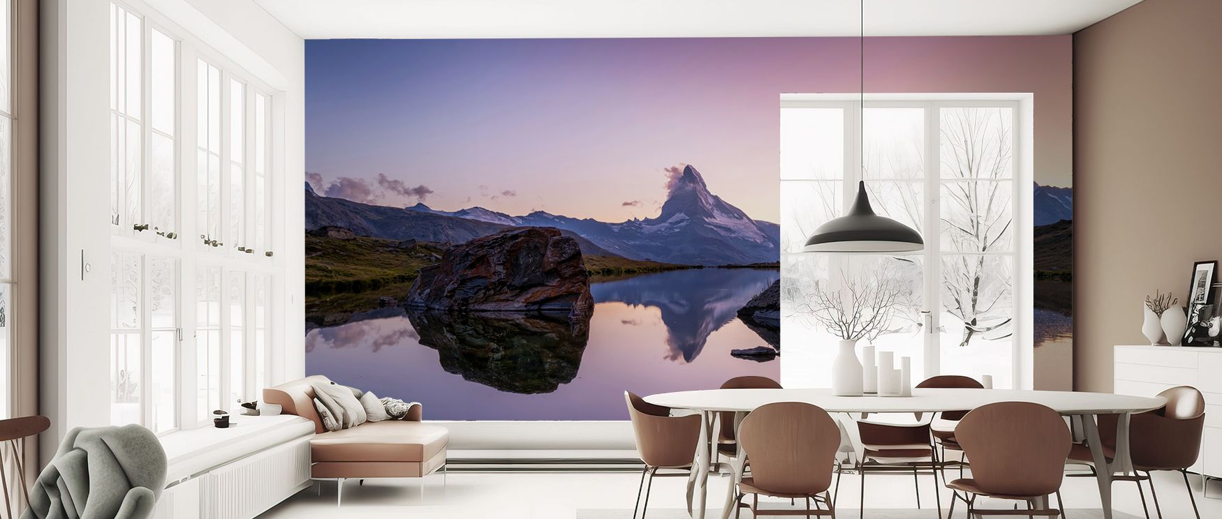 The artistry of Matterhorn Reflections Pink Wallpaper lies in rhythmic tones layered with imagery. Its motifs enrich bedrooms or offices with charm. Each motif conveys artistry, ensuring walls resonate with serenity, balance, and creativity while shaping 