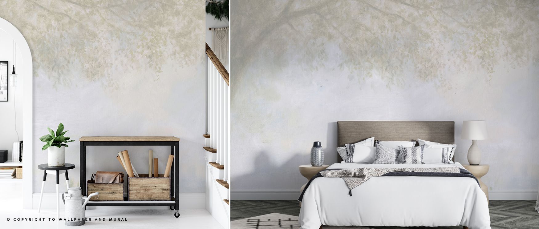 Lightly veiled details in the Misty Morning Wallpaper create shifting depths, as gradients move with elegance across soft layers. This design speaks of silence and renewal, echoing natural mornings kissed by fog and light. It blends harmony and subtle tex