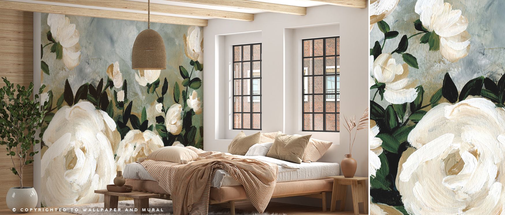 Within the Moody Garden Wallpaper, atmospheric tones create layered imagery where garden forms merge with mystery. Each detail adds depth, enriching bedrooms or offices with tranquility. The wallpaper transforms interiors into reflective spaces, where rhy