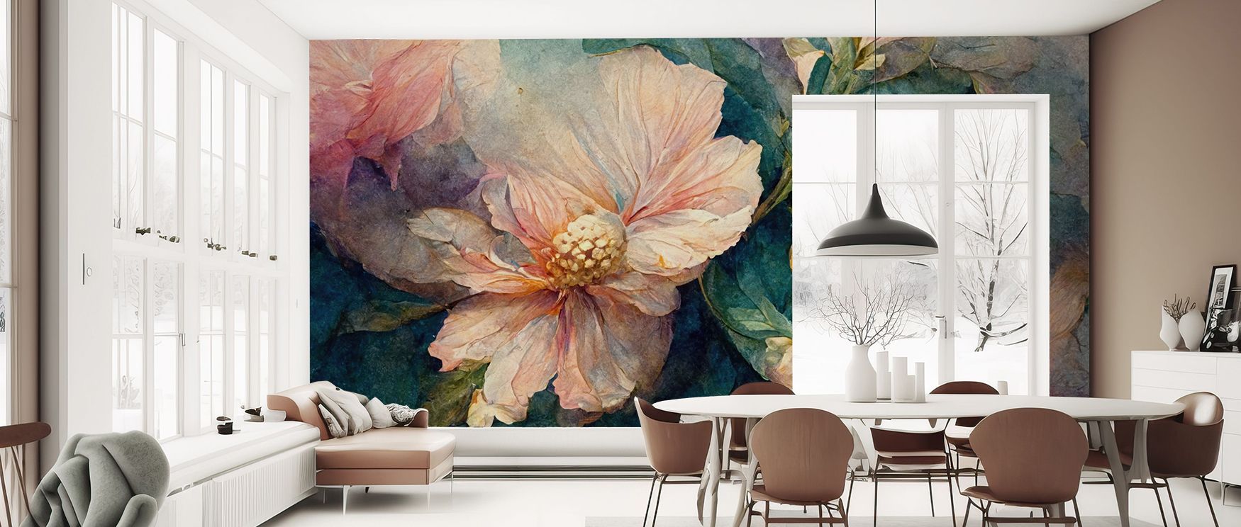 Morning Dew Wallpaper layers subtle patterns across walls, evoking calm beauty. Its tones suggest freshness carried on soft light, enriching bedrooms or living rooms. Interiors gain atmosphere of serenity, where design reflects nature’s rhythm and spaces 