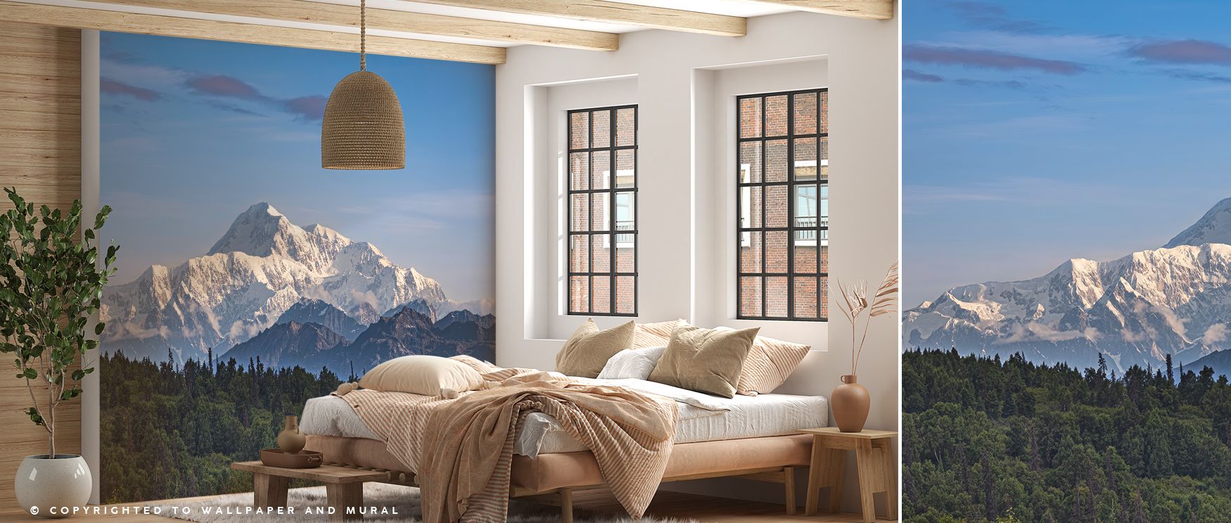 Mount Denali Wallpaper conveys grandeur through imagery of peaks, where tones reflect strength and calm. Its composition enriches bedrooms or offices, creating atmosphere alive with majesty. Interiors resonate with natural rhythm, turning walls into refle