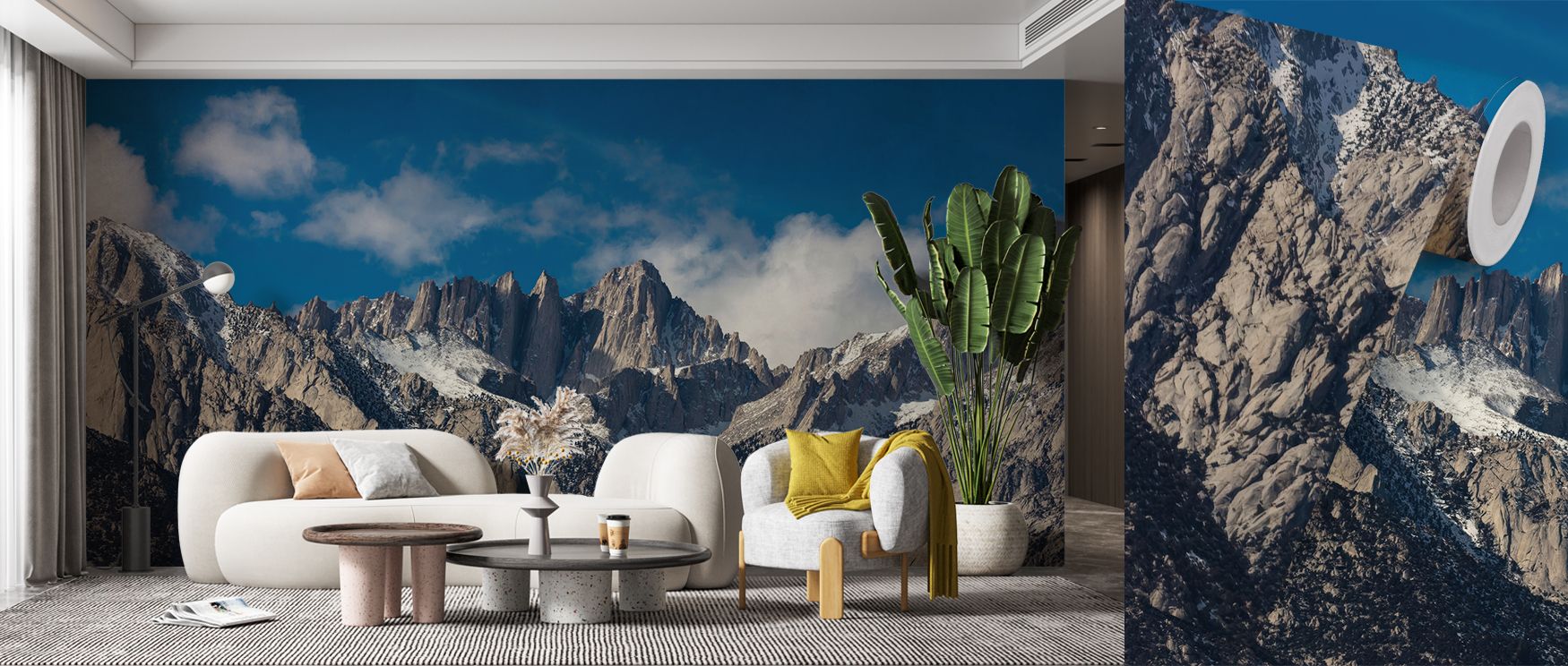Mount Whitney Pride Wallpaper layers tones across expansive forms, where peaks rise with balance. Its imagery enriches bedrooms or offices, turning interiors into landscapes alive with composure. The design reflects calm strength, shaping walls with natur