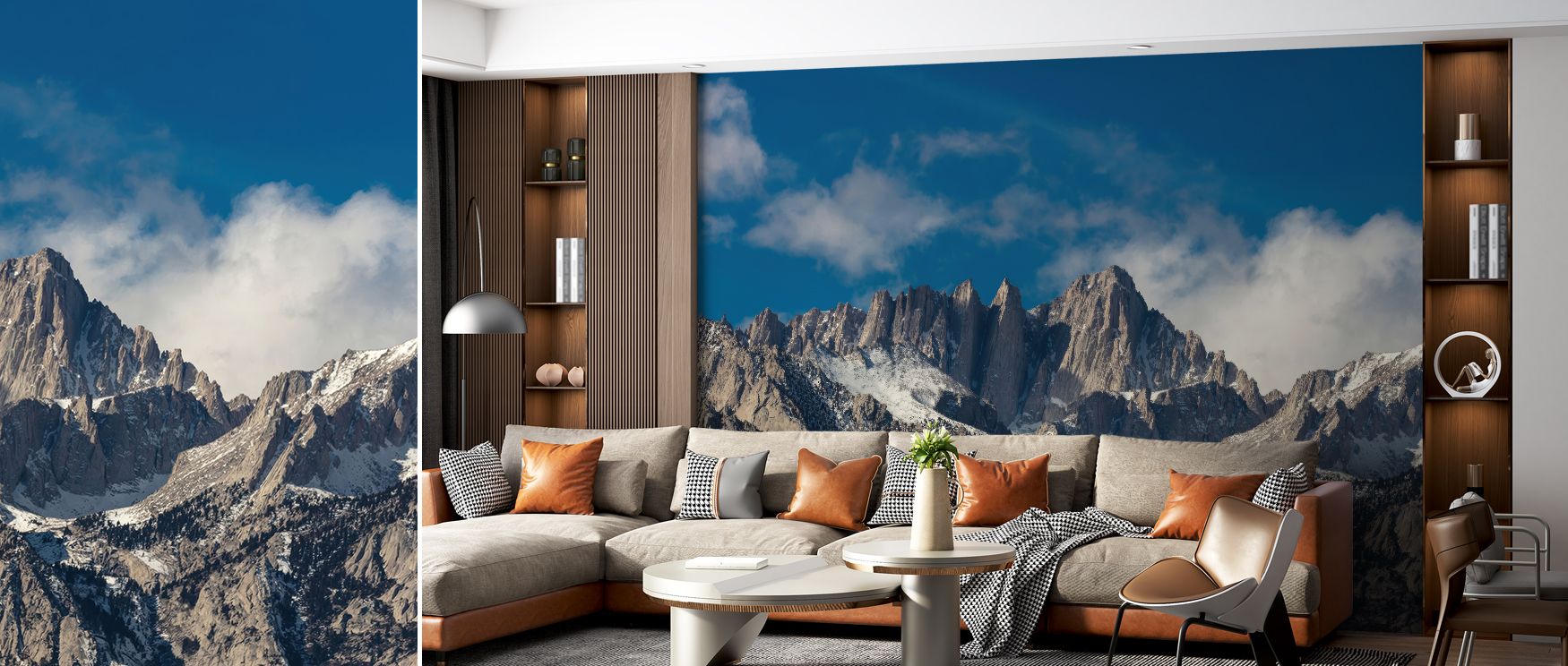 Natural grandeur flows across the Mount Whitney Pride Wallpaper, where peaks rise into rhythmic tone. Its imagery enriches bedrooms or offices, creating atmosphere alive with serenity. Walls gain balance, shaping interiors into reflections of awe, where c